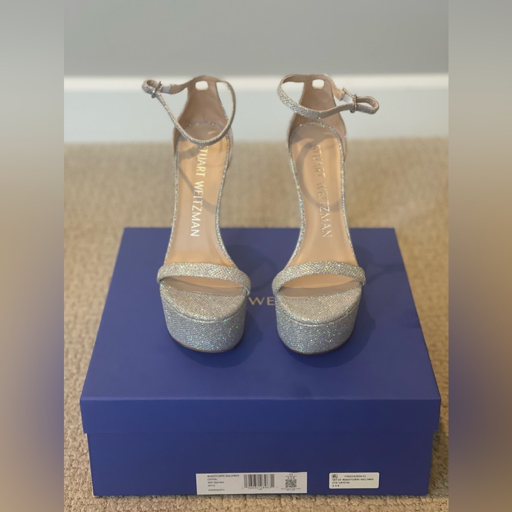 Stuart Weitzman Nudistcurve Platforms - Size 36.5 - image 7